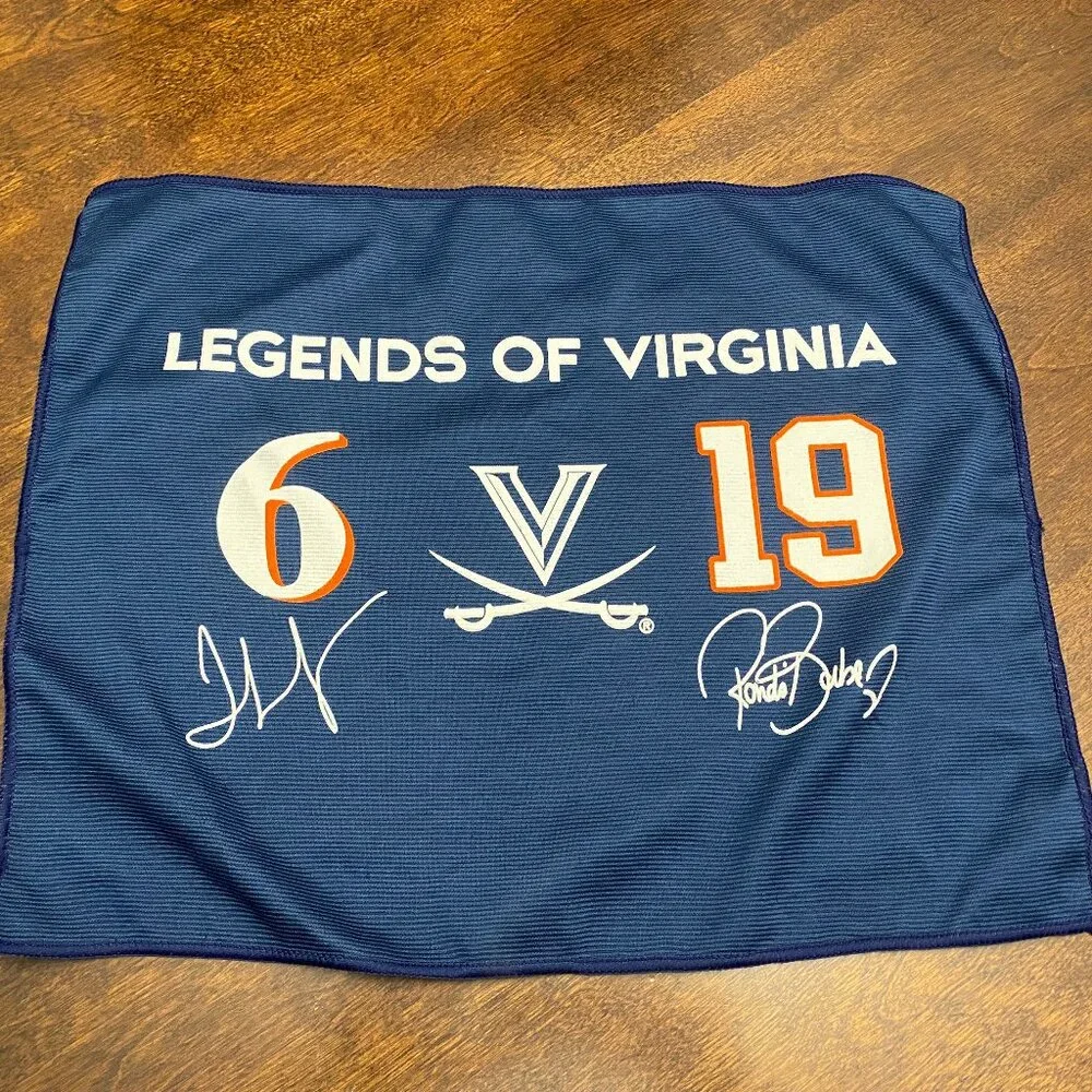 Virginia UVA Cavaliers Football Ronde Barber Thomas Jones Towel SGA 11/25/23